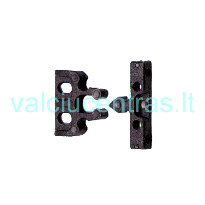 Plastikinis durų fiksatorius